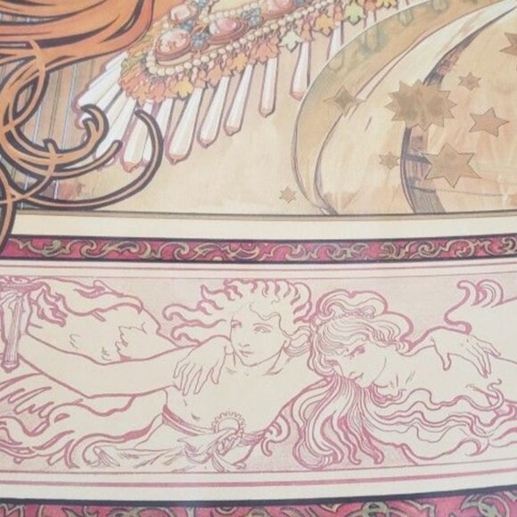 Alphonse Mucha 1896 ZODIAC Museum Print - Picture 3 of 5